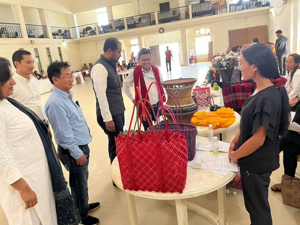 Two-day Tribal Artisans Mela began at Town hall, Wokha on May 9. (DIPR Photo)